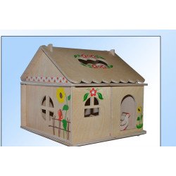 Ляльковий будиночок з розписом 1пов., HEGA