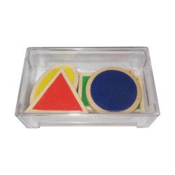 Набір дидактичного матеріалу Основні геометричні фігури з посібником, HEGA Набір дидактичного матеріалу Основні геометричні фігури з посібником, HEGA