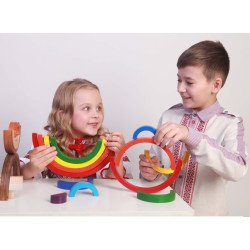 Пірамідка Веселка 7 кольорів, Hega