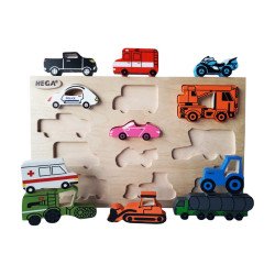 Рамка-вкладиш " Набір машинок" №1 HEGA Рамка-вкладиш " Набір машинок" №1 HEGA