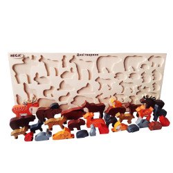 Набір "Дикі звірі" максі, HEGA Набір "Дикі звірі" максі, HEGA