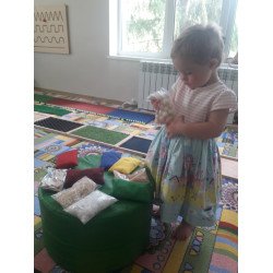 Набір Сенсорних мішечків. Гра на відповідність c посібником. HEGA