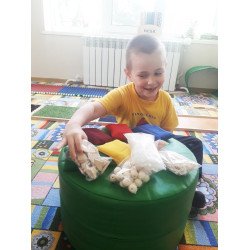 Набір Сенсорних мішечків великий. Гра на відповідність c посібником. HEGA Набір Сенсорних мішечків великий. Гра на відповідність c посібником. HEGA