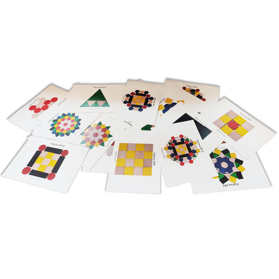 Сенсорна гра з картками "Крупноформатна мозаїка", HEGA