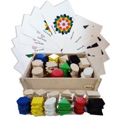 Сенсорна гра з картками "Крупноформатна мозаїка", HEGA