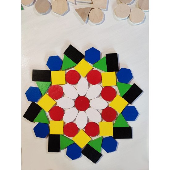 Сенсорна гра з картками "Крупноформатна мозаїка", HEGA