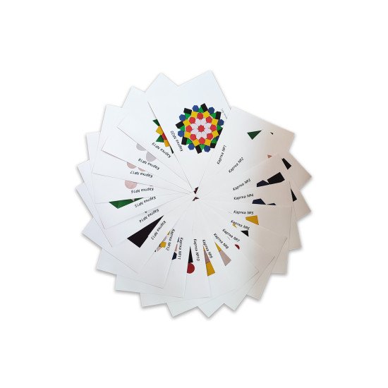 Сенсорна гра з картками "Крупноформатна мозаїка", HEGA