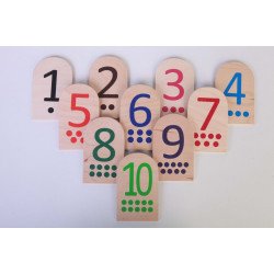 Набір дидактичного матеріалу Цифри . Демонстраційний з посібником, Hega Набір дидактичного матеріалу Цифри . Демонстраційний з посібником, Hega