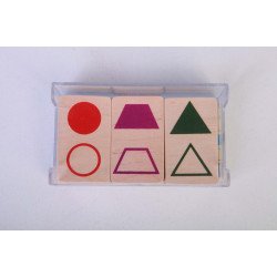 Набір дидактичного матеріалу Геометричні фігури. Роздаткові з посібником, Hega