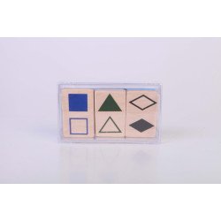 Набір дидактичного матеріалу Геометричні фігури. Роздаткові з посібником, Hega Набір дидактичного матеріалу Геометричні фігури. Роздаткові з посібником, Hega