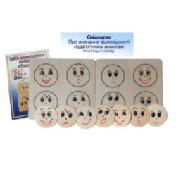 Емоції розвивальний дидактичний за методикою Монтессорі, ТМ Hega