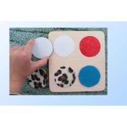Набір Тактильний розвивальний дидактичний за методикою Монтессорі, HEGA Набір Тактильний розвивальний дидактичний за методикою Монтессорі, HEGA