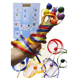 Гра "Веселка" тренажер для крупної моторики, HEGA