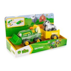 Конструктор Трактор із ковшем і причепом, John Deere Kids Конструктор Трактор із ковшем і причепом, John Deere Kids