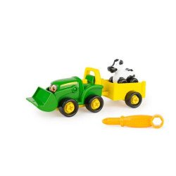 Конструктор Трактор із ковшем і причепом, John Deere Kids Конструктор Трактор із ковшем і причепом, John Deere Kids