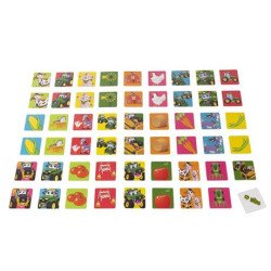 Настільна гра Меморі Ферма 54 картки, John Deere Kids