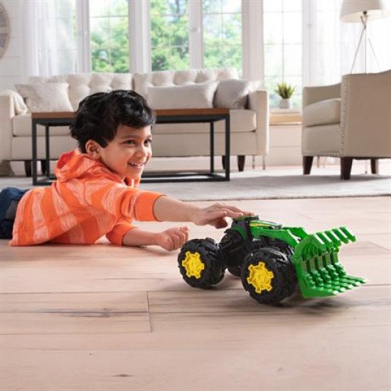 Машинка Трактор Monster Treads з ковшем і великими колесами, John Deere Kids