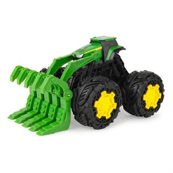 Машинка Трактор Monster Treads з ковшем і великими колесами, John Deere Kids