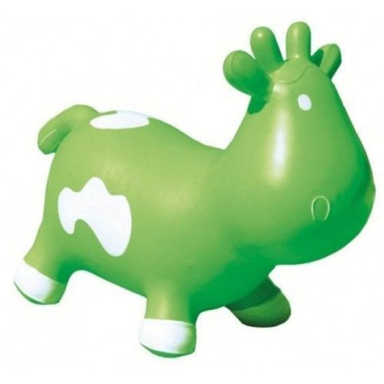 Прыгунок"Коровка Бетси" зелено-белая,Kidzzfarm