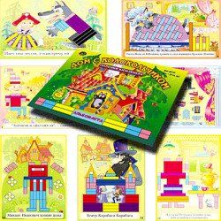 Альбом. Счетные палочки (3-5 лет). Дом с колокольчиком, ООО Корвет Альбом. Счетные палочки (3-5 лет). Дом с колокольчиком, ООО Корвет