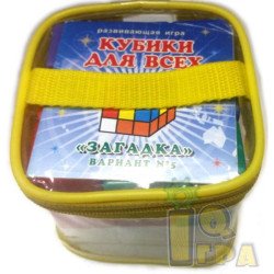 Развивающая игра "Эврика", пластик. Кубики для всех, вариант 3, ООО Корвет Развивающая игра "Эврика", пластик. Кубики для всех, вариант 3, ООО Корвет