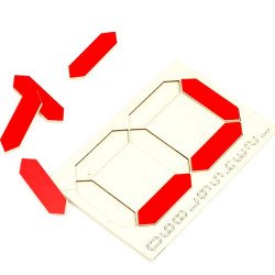 Дитячий дерев'яний планшет Цифра, (8 деталей), Lam Toys Дитячий дерев'яний планшет Цифра, (8 деталей), Lam Toys