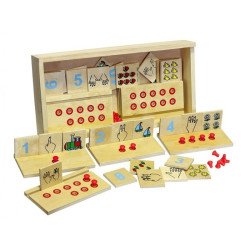 Настольная игра домино "Учимся считать" Lam Toys Настольная игра домино "Учимся считать" Lam Toys