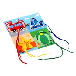 Шнуровка. Окружающий мир, LAM Toys Шнуровка. Окружающий мир, LAM Toys