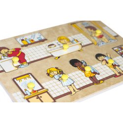 Рамки и вкладыши. Ванная комната, LAM Toys Рамки и вкладыши. Ванная комната, LAM Toys