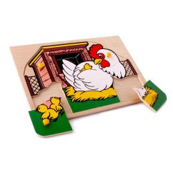 Мозаики. Курочка, LAM Toys Мозаики. Курочка, LAM Toys