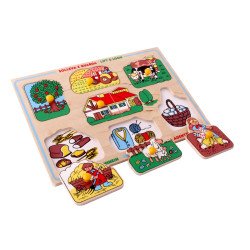 Рамки и вкладыши. Ферма, LAM Toys Рамки и вкладыши. Ферма, LAM Toys