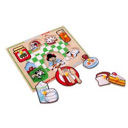 Рамки и вкладыши. Завтрак, LAM Toys