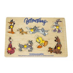 Рамки и вкладыши. Герои мультфильмов, LAM Toys Рамки и вкладыши. Герои мультфильмов, LAM Toys