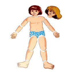 Пазл. Схема человеческого тела, LAM Toys Пазл. Схема человеческого тела, LAM Toys