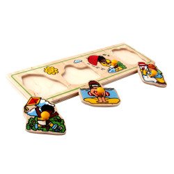 Рамки и вкладыши. Времена года, LAM Toys