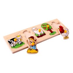 Рамки и вкладыши. Ферма, LAM Toys Рамки и вкладыши. Ферма, LAM Toys