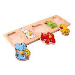 Рамки и вкладыши. Детеныши, LAM Toys