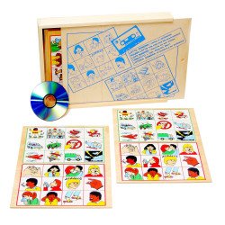 Настільна гра лото Людина і її оточення, Lam Toys Настільна гра лото Людина і її оточення, Lam Toys