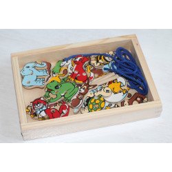Шнуровки. Животные, LAM Toys