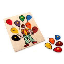 Рамки и вкладыши. Клоун, LAM Toys