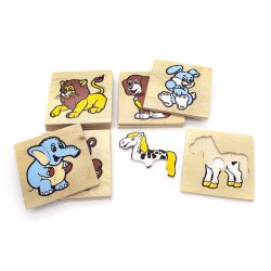 Мозаика. Забавные животные, LAM Toys