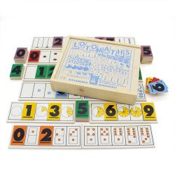 Настільна гра лото Математика, Lam Toys  Настільна гра лото Математика, Lam Toys