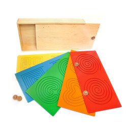 Розвиваючий планшет-лабіринт Тандем Дошки, (9 деталей),  Lam Toys