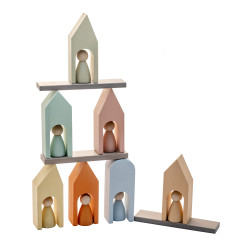 Містечко семи друзів (пастельний). LINDEN TALE