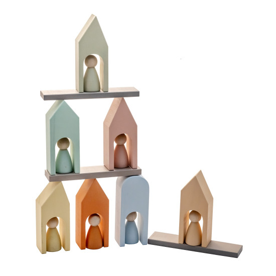 Містечко семи друзів (пастельний). LINDEN TALE