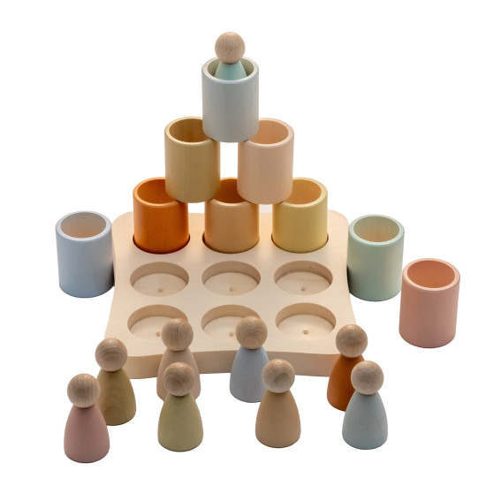 Сортер “Друзі” пастельний., LINDEN TALE