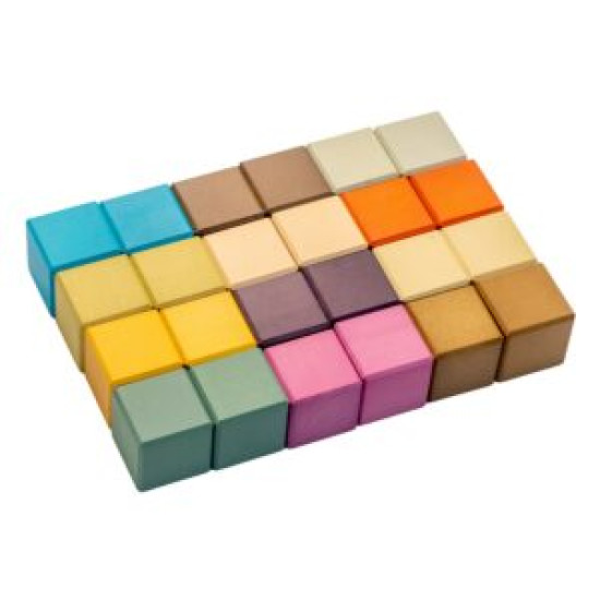 Кубики кольорові 24 ел., LINDEN TALE