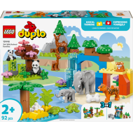 Конструктор DUPLO Town Сімейства диких тварин 3-в-1, 92 дет., LEGO Конструктор DUPLO Town Сімейства диких тварин 3-в-1, 92 дет., LEGO