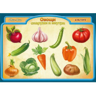 Рамка - вкладиш "Двошаровий сортер: "Овочі зовні та всередині", ТМ "Ань-Янь"