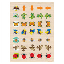 Рамка - вкладиш сортер: "Вкажіть напрямок - 2", ТМ "Ань-Янь" Рамка - вкладиш сортер: "Вкажіть напрямок - 2", ТМ "Ань-Янь"